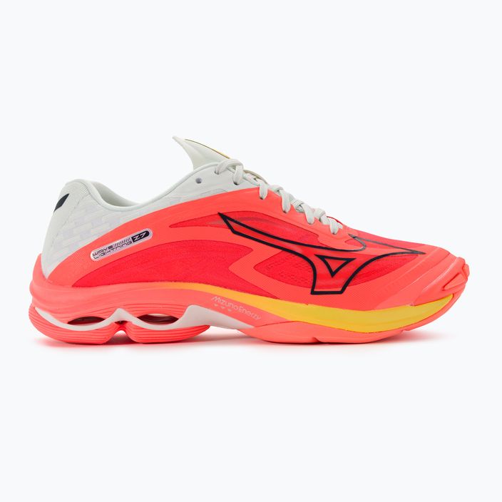 Pantofi de volei pentru bărbați Mizuno Wave Lightning Z7 neon flame / negru / bolt2 neon 2