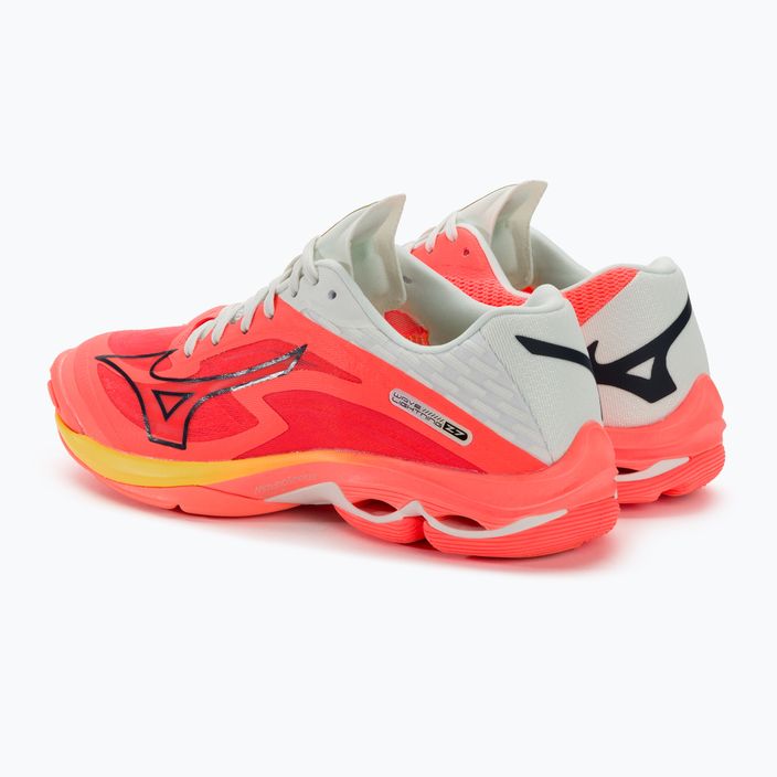 Pantofi de volei pentru bărbați Mizuno Wave Lightning Z7 neon flame / negru / bolt2 neon 4