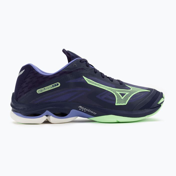Pantofi de volei pentru bărbați Mizuno Wave Lightning Z7 evening blue / tech green / lolite 2