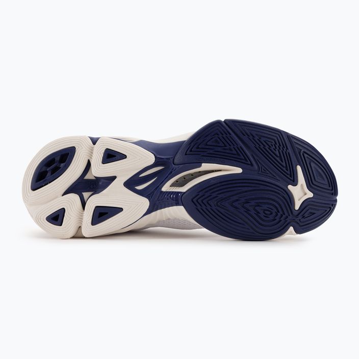Pantofi de volei pentru bărbați Mizuno Wave Lightning Z7 alb / panglică albastră / aur mp 6