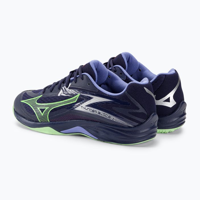 Pantofi de volei pentru bărbați Mizuno Thunder Blade Z evening blue / tech green / lolite 4