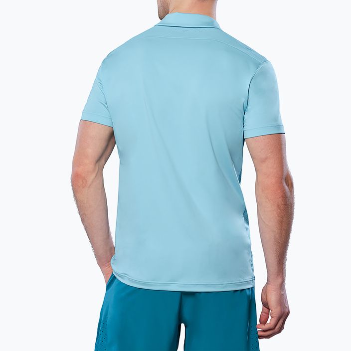 Tricou polo de tenis pentru bărbați Mizuno Charge Shadow Polo blue glow 2