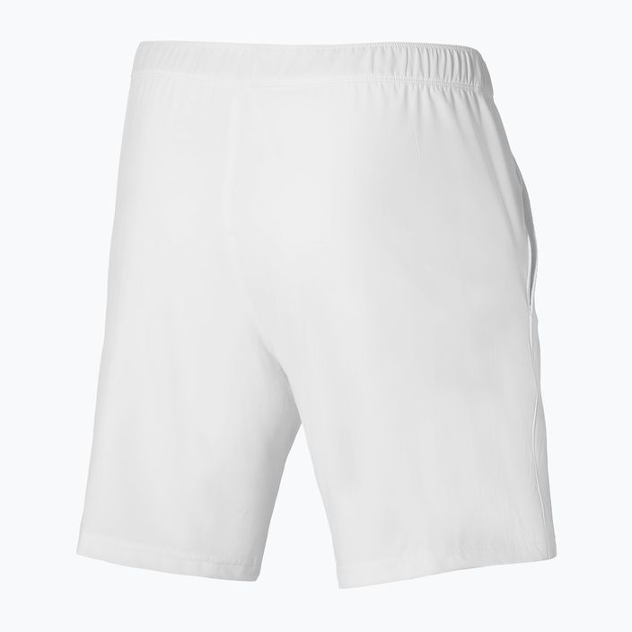 Pantaloni scurți de tenis pentru bărbați Mizuno 8 in Flex Short white 2