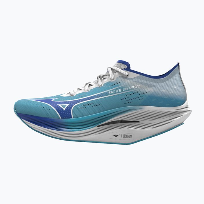 Încălțăminte de alergare pentru bărbați Mizuno Wave Rebellion Pro 2 river blue/mugen blue/white