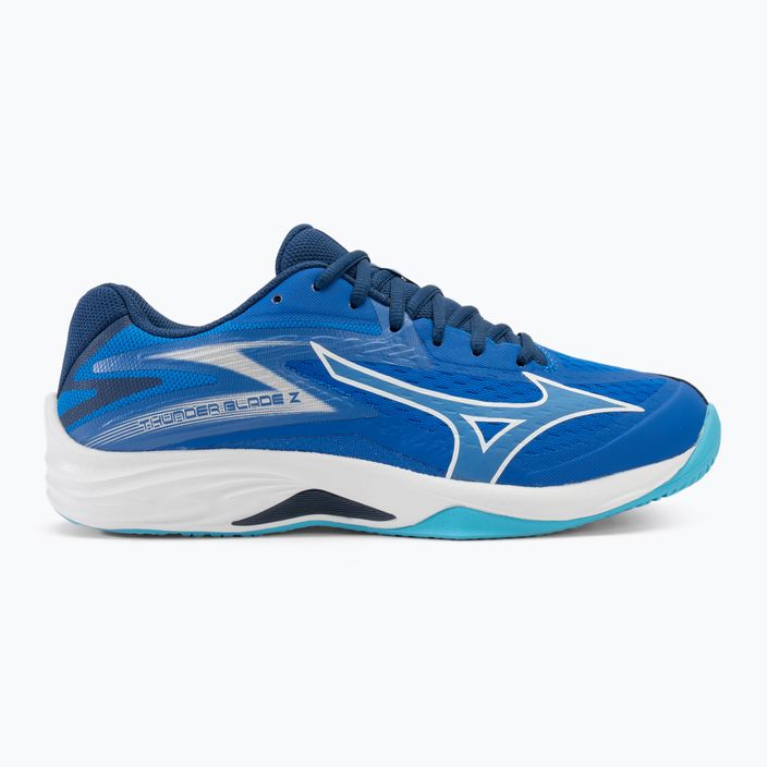 Încălțăminte de volei pentru bărbați Mizuno Thunder Blade Z mugen blue/white/estate blue 2