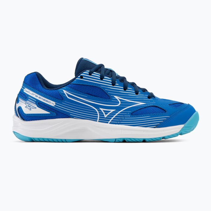 Încălțăminte de volei Mizuno Cyclone Speed 4 mugen blue/white/estate blue 2