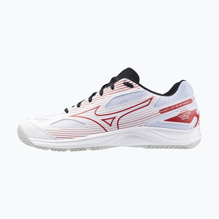 Încălțăminte de volei Mizuno Cyclone Speed 4 white/salsa/black