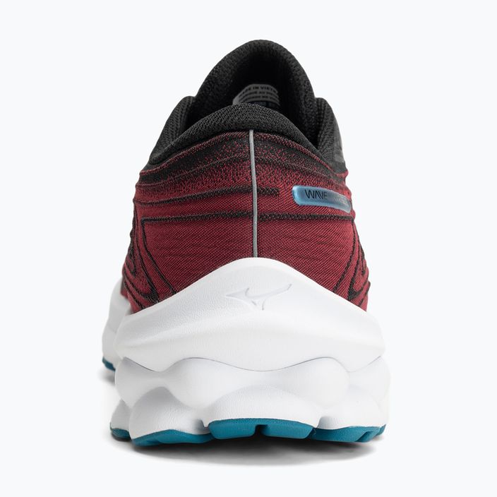 Încălțăminte de alergare pentru bărbați Mizuno Wave Skyrise 5 black/white sand/rumba red 6