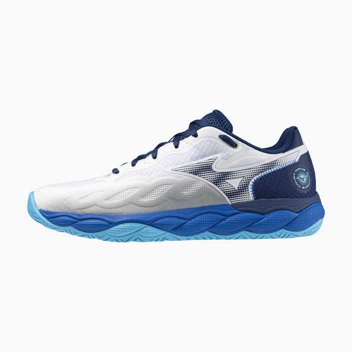 Încălțăminte de tenis Mizuno Wave Enforce Court AC white/estate blue/river blue