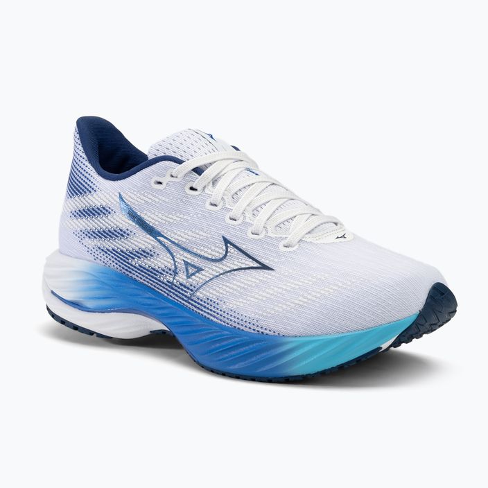 Încălțăminte de alergare pentru bărbați Mizuno Wave Rider 28 white/estate blue/mugen blue