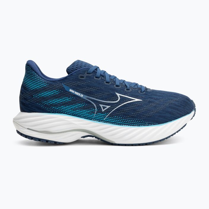 Încălțăminte de alergare pentru bărbați Mizuno Wave Rider 28 estate blue/white/river blue 2