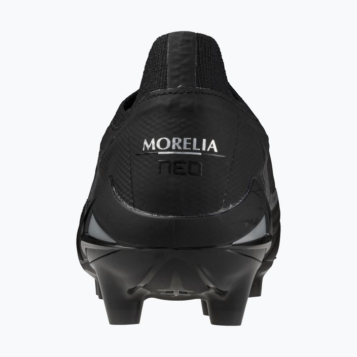 Încălțăminte de fotbal pentru bărbați Mizuno Morelia Neo IV β Elite FG black/galaxy silver 3