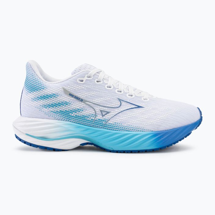 Încălțăminte de alergare pentru femei Mizuno Wave Rider 28 white/mugen blue/river blue 2