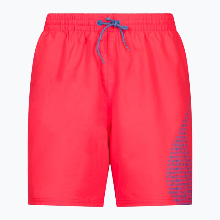 Pantaloni scurți de înot pentru bărbați Nike Matrix Logo 7' roșu NESSA521