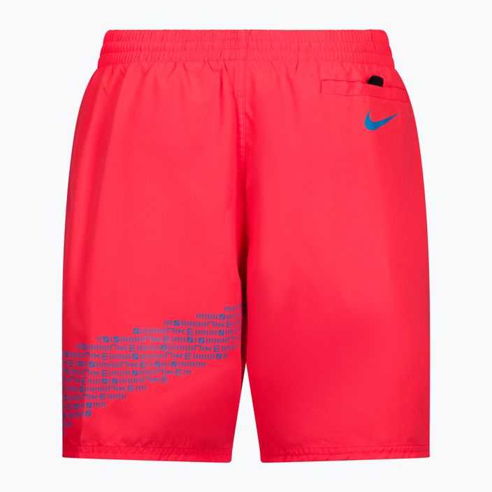 Pantaloni scurți de înot pentru bărbați Nike Matrix Logo 7' roșu NESSA521 2