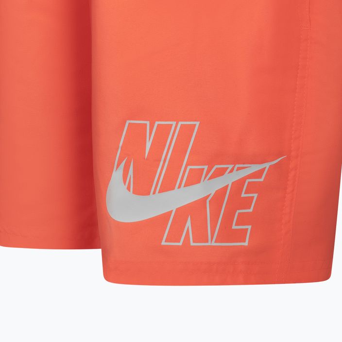 Pantaloni scurți de baie pentru copii Nike Logo Solid Lap, portocaliu NESSA771-821 3