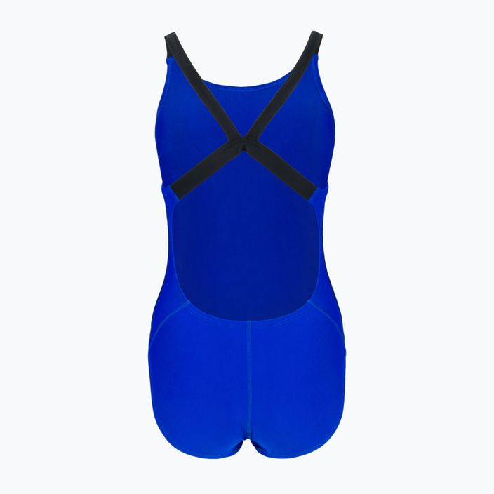 Costum de baie dintr-o singură piesă pentru femei Nike Logo Tape Fastback albastru NESSB130-416 2