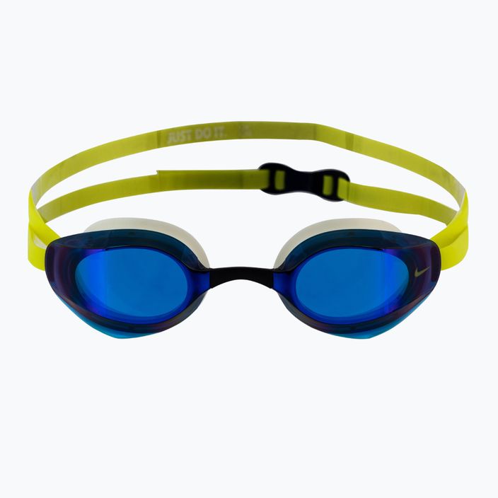 Nike Ochelari de înot VAPORE MIRROR galben-albastru NESSA176 2