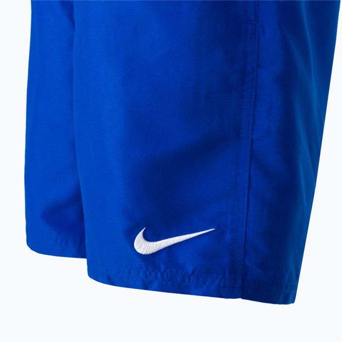 Pantaloni scurți de înot pentru copii Nike Essential 4" Volley albastru NESSB866-447 3