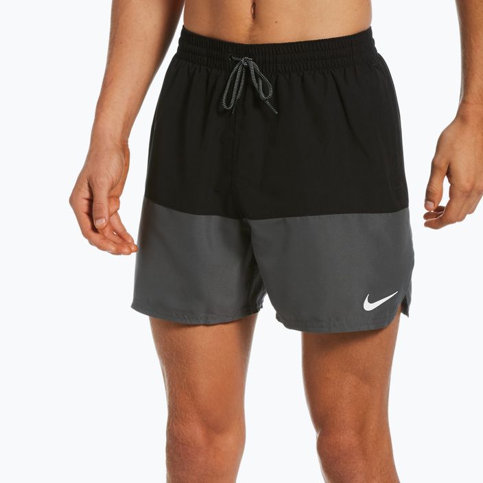 Bărbați Nike Split 5" Volley pantaloni scurți de înot negru NESSB451-001 5