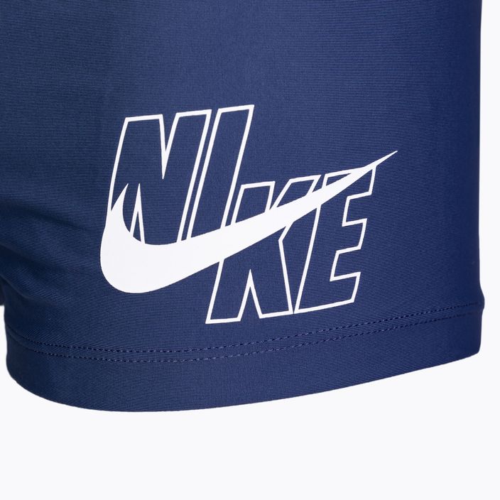 Pantaloni scurți Nike Tilt Logo Aquashort pentru bărbați, albastru marin NESSA547 3
