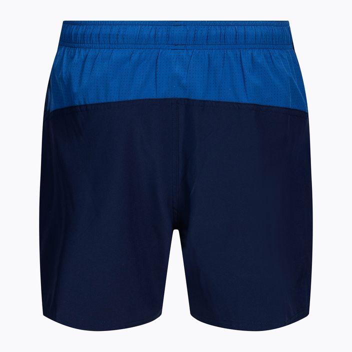 Pantaloni scurți de baie Nike Contend 5" Volley pentru bărbați, albastru marin NESSB500-440 2