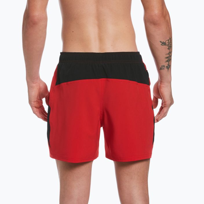 Pantaloni scurți de baie Nike Contend 5" Volley pentru bărbați, roșu NESSB500-614 6