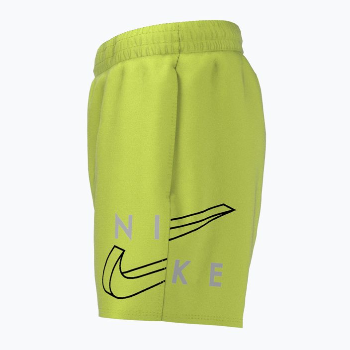 Pantaloni scurți de înot pentru copii Nike Split Logo 4" Volley, verde NESSC786-312 6