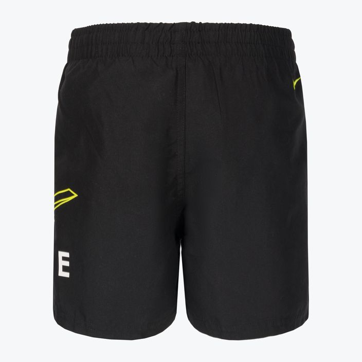 Pantaloni scurți de înot pentru copii Nike Split Logo 4" Volley negru NESSC786-001 2