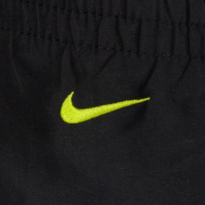 Pantaloni scurți de înot pentru copii Nike Split Logo 4" Volley negru NESSC786-001 4