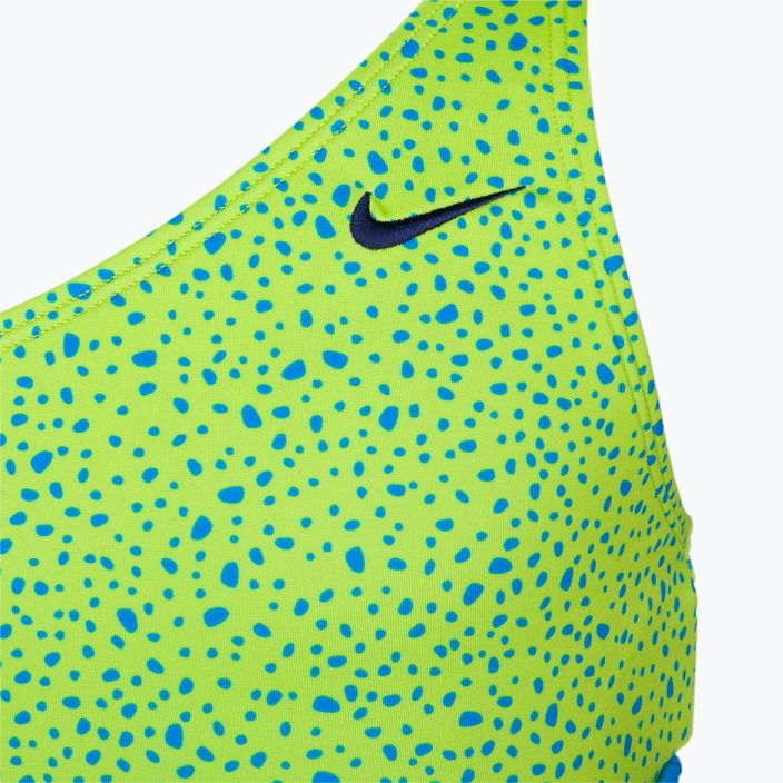 Costum de baie din două piese pentru copii Nike Water Dots Asymmetrical albastru NESSC725-458 3