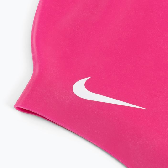 Șapcă de înot Nike Solid Silicone roz 93060-672 2