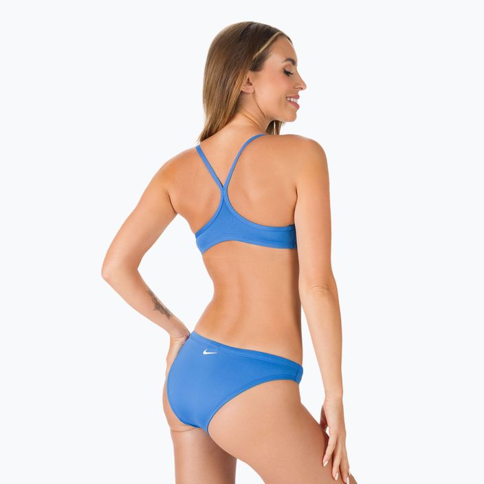 Costum de baie din două piese pentru femei Nike Essential Sports Bikini albastru NESSA211-442 3
