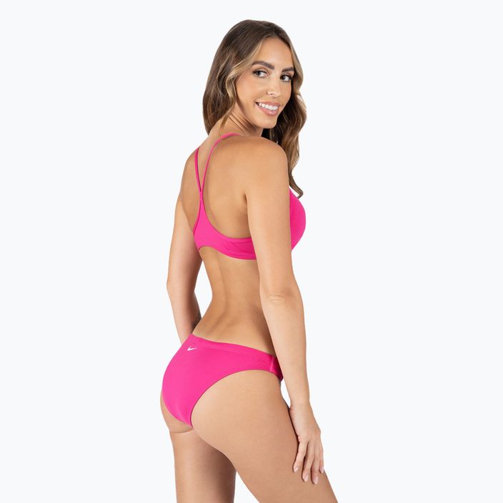Costum de baie din două piese Nike Essential Sports Bikini roz NESSA211-672 3