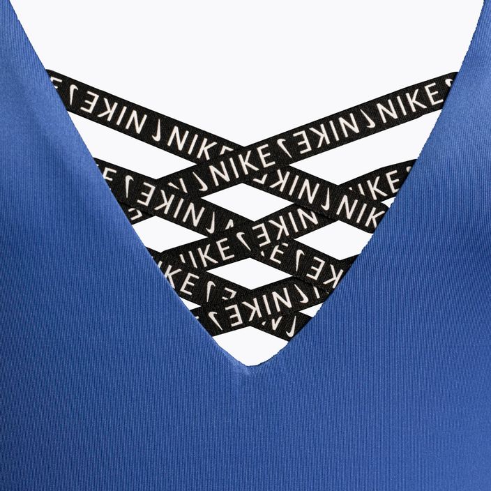 Costum de baie dintr-o singură piesă pentru femei Nike Sneakerkini U-Back albastru NESSC254-442 3