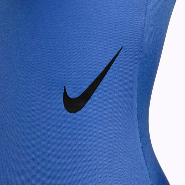Costum de baie dintr-o singură piesă pentru femei Nike Sneakerkini U-Back albastru NESSC254-442 4
