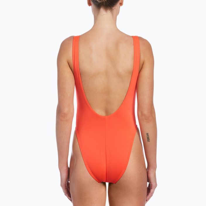 Costum de baie dintr-o singură piesă pentru femei Nike Sneakerkini U-Back portocaliu NESSC254-631 6