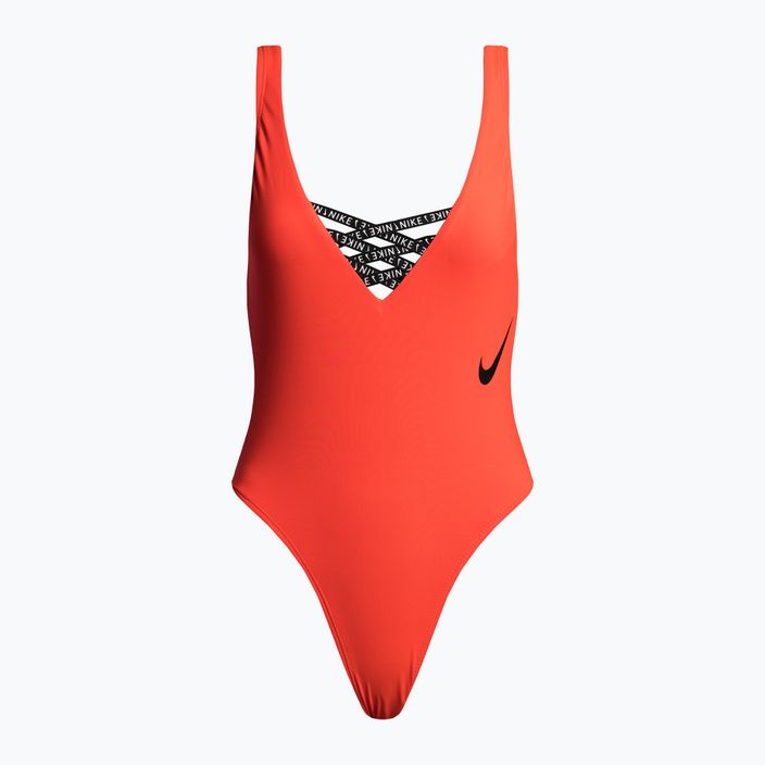 Costum de baie dintr-o singură piesă pentru femei Nike Sneakerkini U-Back portocaliu NESSC254-631