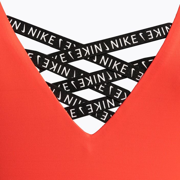 Costum de baie dintr-o singură piesă pentru femei Nike Sneakerkini U-Back portocaliu NESSC254-631 3