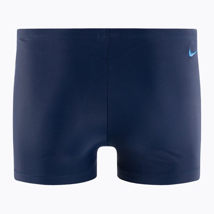 Costume de baie cu picior pătrat Nike Jdi Swoosh Square Leg pentru bărbați, albastru marin NESSC581 2
