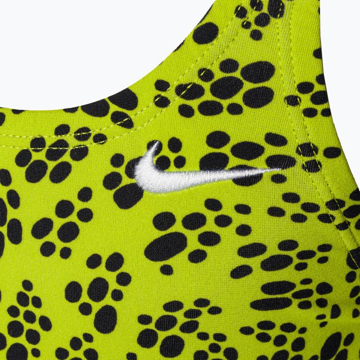 Costum de baie o piesă pentru copii Nike Multiple Print Fastback Verde NESSC755-312 3