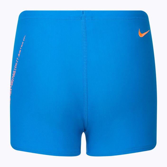 Nike Jdi Swoosh Aquashort, boxeri de înot pentru copii, albastru NESSC854-458 2