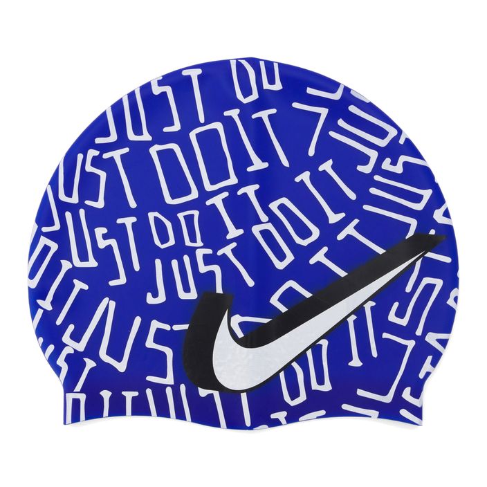 Șapcă de înot Nike Jdi Scribble Graphic 2 albastru NESSC159-418 2