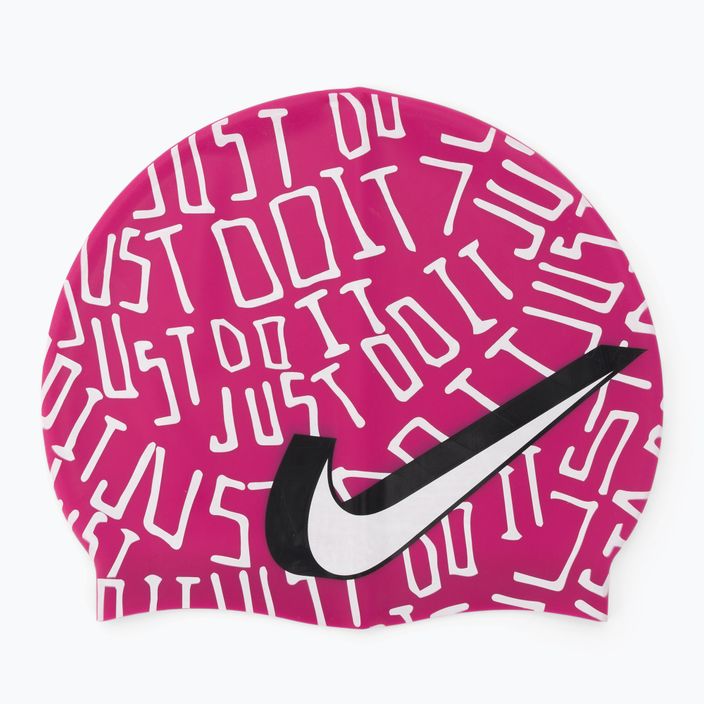 Șapcă de înot Nike Jdi Scribble Graphic 2 roz NESSC159-672