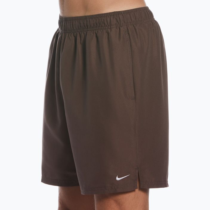 Pantaloni scurți de baie bărbați Nike Essential 7" Volley maro NESSA559-046 5
