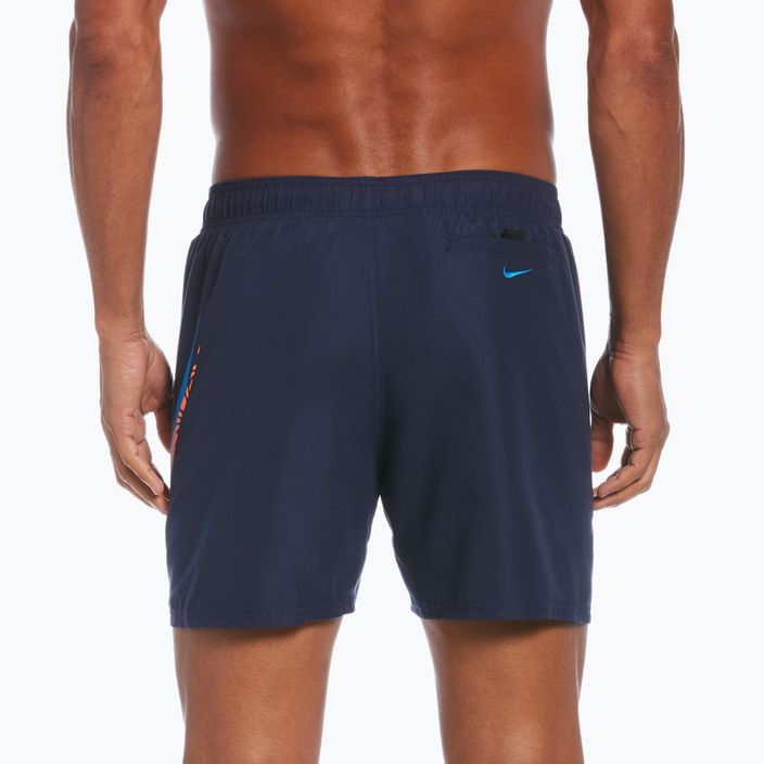 Bărbați Nike Liquify Swoosh 5" Volley pantaloni scurți de baie albastru marin NESSC611-440 2
