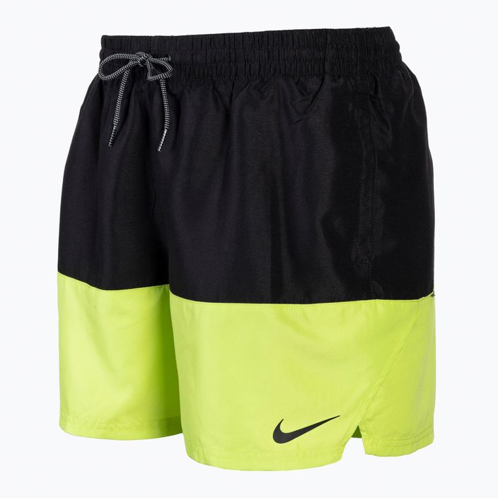 Bărbați Nike Split 5" Volley pantaloni scurți de înot negru și verde NESSB451-312 2