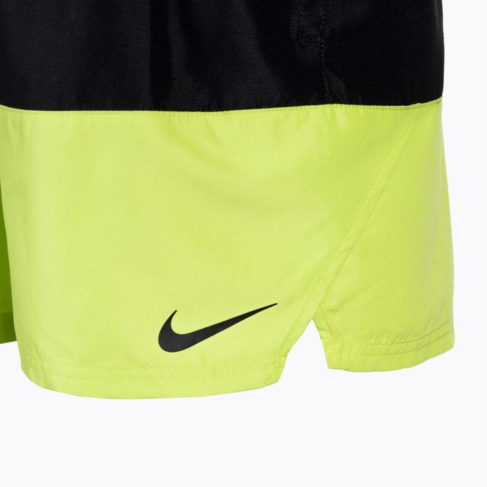 Bărbați Nike Split 5" Volley pantaloni scurți de înot negru și verde NESSB451-312 4