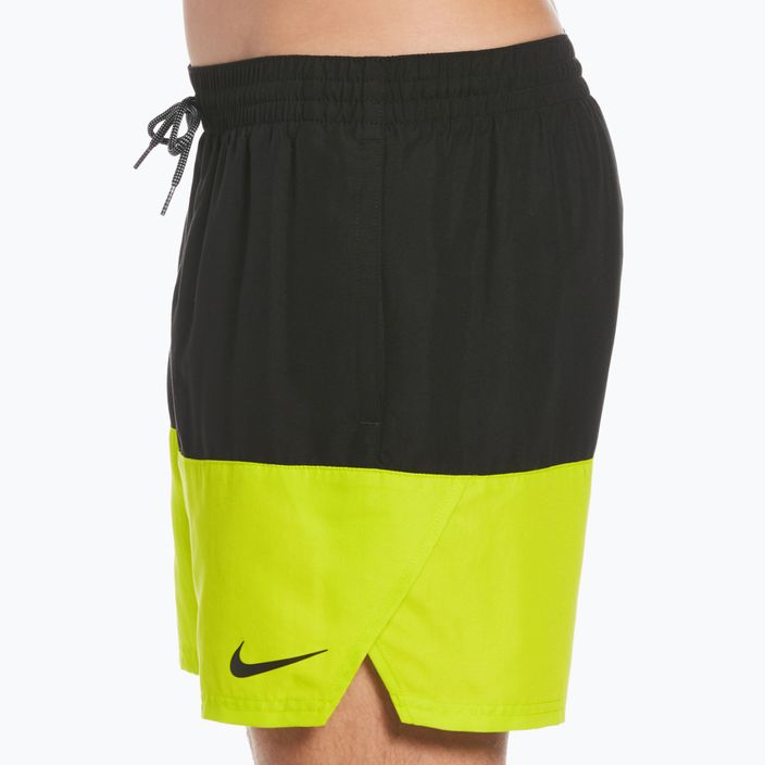 Bărbați Nike Split 5" Volley pantaloni scurți de înot negru și verde NESSB451-312 7