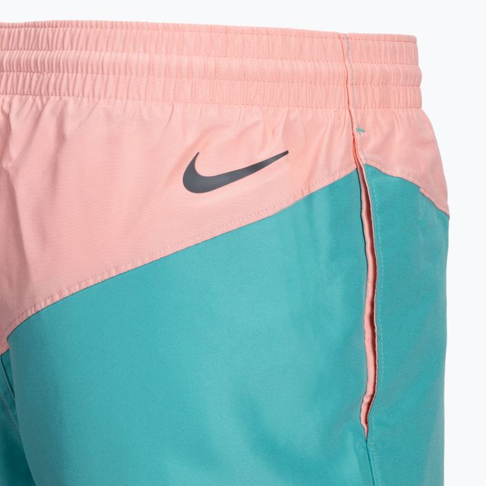 Pantaloni scurți de baie bărbați Nike Logo 5" Volley gri NESSC470-018 5
